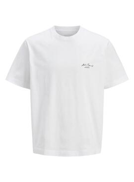 T-shirt Jack and Jones Islington blanc pour homme