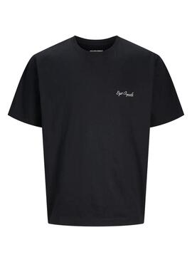 T-shirt Jack and Jones Islington noir pour homme