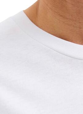 T-shirt Jack and Jones Palm blanc pour homme
