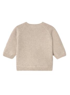 Veste Mayoral tricotée toastée pour nouveau-né