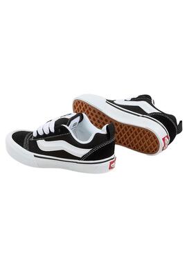 Chaussures Vans Knu Skool noir blanc pour enfants