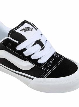 Chaussures Vans Knu Skool noir blanc pour enfants