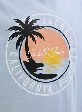 Maillot Jack and Jones Palm bleu pour homme