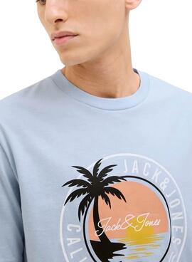 Maillot Jack and Jones Palm bleu pour homme