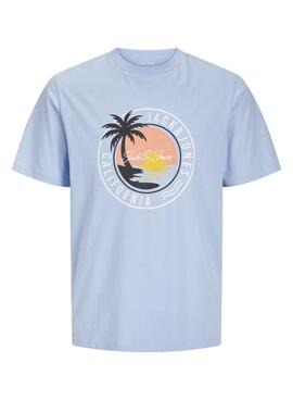 Maillot Jack and Jones Palm bleu pour homme