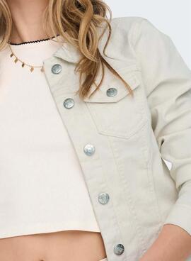 Veste Only Wonder beige pour femme
