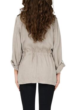 Veste Only Kenya beige pour femme