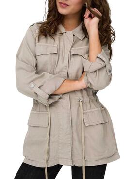 Veste Only Kenya beige pour femme