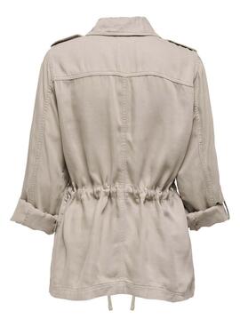 Veste Only Kenya beige pour femme