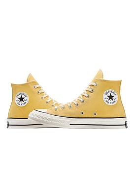Chaussures Converse Chuck 70 jaunes pour femmes