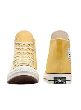 Chaussures Converse Chuck 70 jaunes pour femmes