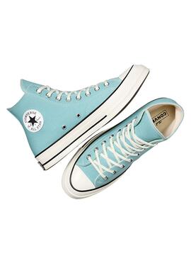 Baskets Converse Chuck 70 turquoise pour femme