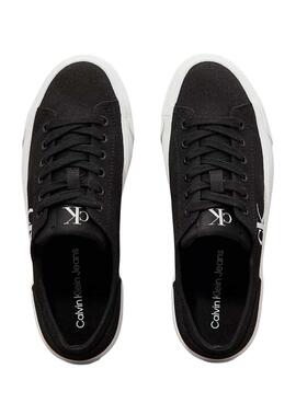 Chaussures Calvin Klein Flatform Low noir pour femme.