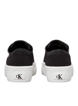 Chaussures Calvin Klein Flatform Low noir pour femme.