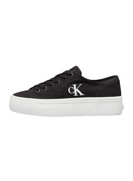 Chaussures Calvin Klein Flatform Low noir pour femme.