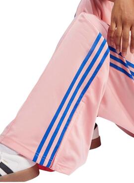 Pantalon de survêtement Adidas Classic Firebird rose pour femme