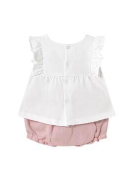 Ensemble Mayoral short rose pour bébé