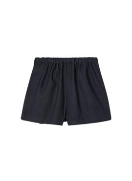 Jupe-pantalon Mayoral à boucle noire pour fille.