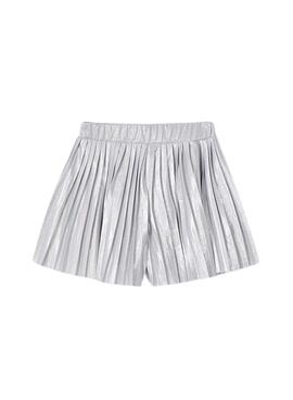Jupe-culotte plissée grise Mayoral pour fille
