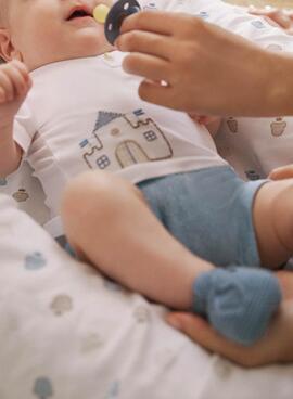 Ensemble de 4 pièces Mayoral riviera bleu pour bébé