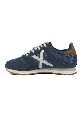 Baskets Munich Massana bleues pour hommes