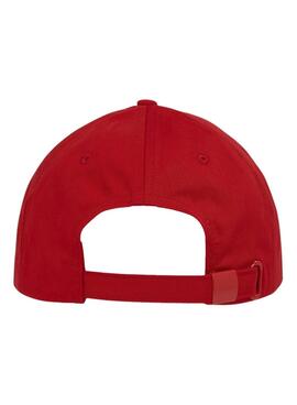 Casquette Tommy Jeans Heritage rouge pour femme