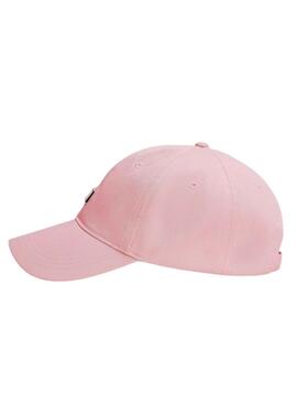Casquette Tommy Jeans Heritage rose pour femme
