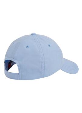 Casquette Tommy Jeans 6 panneaux bleue pour femme
