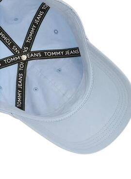 Casquette Tommy Jeans 6 panneaux bleue pour femme