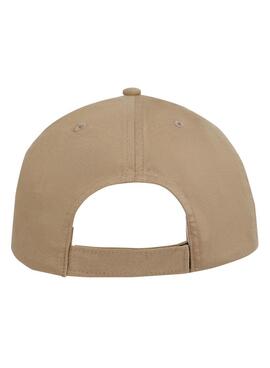 Casquette Tommy Jeans Linear beige pour homme et femme