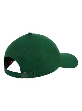 Casquette Tommy Jeans Heritage verte pour homme.