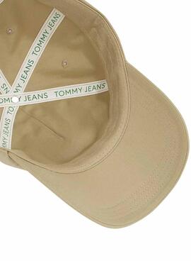 Casquette Tommy Jeans Heritage beige pour homme