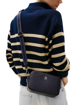 Sac à main Tommy Hilfiger Distinct marine pour femme