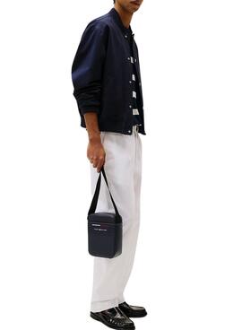 Sac Tommy Hilfiger Foundation Mini marine pour homme