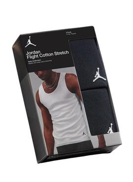 Ensemble de 2 débardeurs Jordan Flight Base noir sans manches pour homme