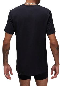 Ensemble de deux t-shirts Jordan Flight Base noir pour homme