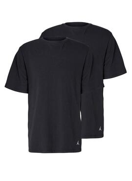 Ensemble de deux t-shirts Jordan Flight Base noir pour homme