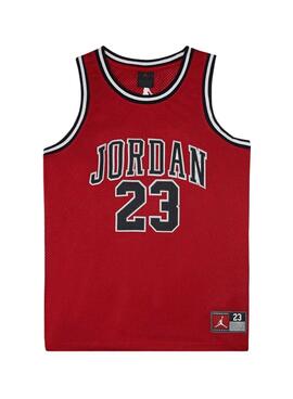 T-shirt Jordan Michael Jordan 23 rouge pour fille et garçon