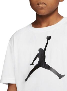 T-shirt Jordan Jumpman blanc pour enfant