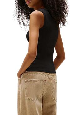 Débardeur noir Tommy Jeans pour femme