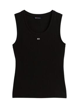 Débardeur noir Tommy Jeans pour femme