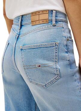 Jean Tommy Jeans Layla en denim clair pour femme