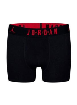 Ensemble de trois boxers Jordan Flight Cotton multicolores pour hommes.