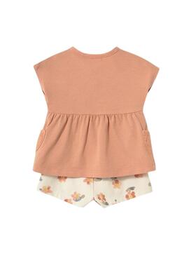 Ensemble Mayoral en tricot 4 pièces orange pour bébé
