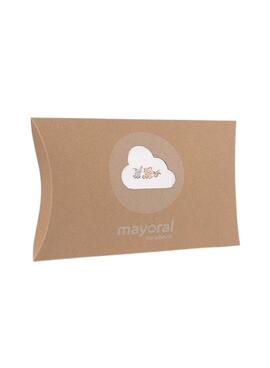 Ensemble 3 pièces Mayoral bonnet beige et chaussettes pour bébé