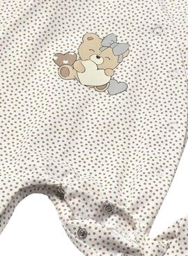 Pyjama long Mayoral beige biscuit pour bébé