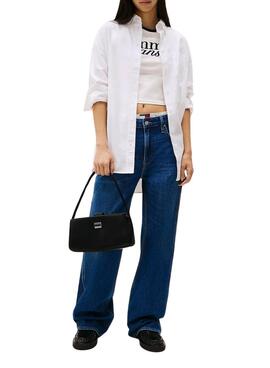Sac Tommy Jeans Cool épaule noir pour femme