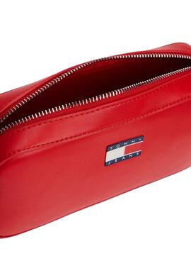 Sac Tommy Jeans Convertible Camera rouge pour femme