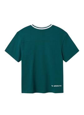 T-shirt Name It verde para niña