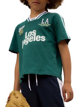 T-shirt Name It verde para niña